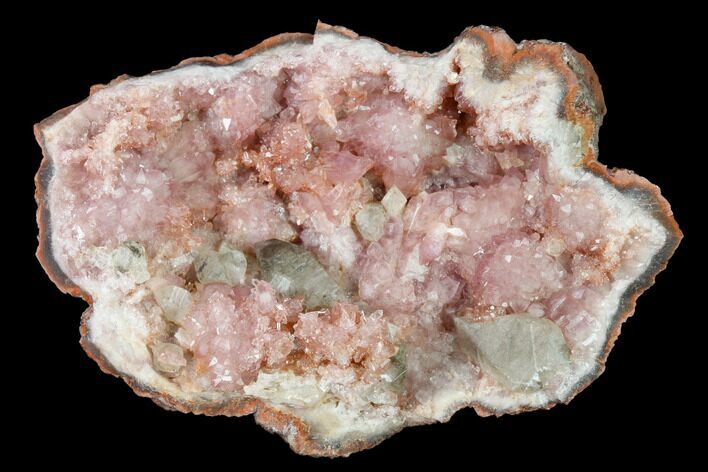 Sparkly, Pink Amethyst Geode Section - Argentina #170180